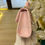 Thumbnail: #31 BNIB Chanel 22P Clutch with Chain Top Handle Light Pink Lamb