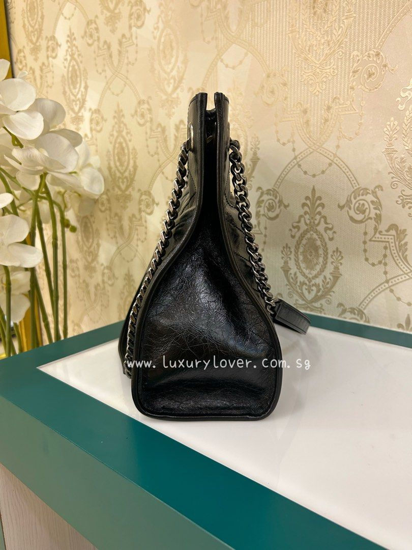 Thumbnail: BNIB YSL Niki Shopping Bag Distressed Calf RHW