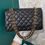 Thumbnail: #15 Like New Chanel Medium Classic Double Flap Blk Lamb GHW