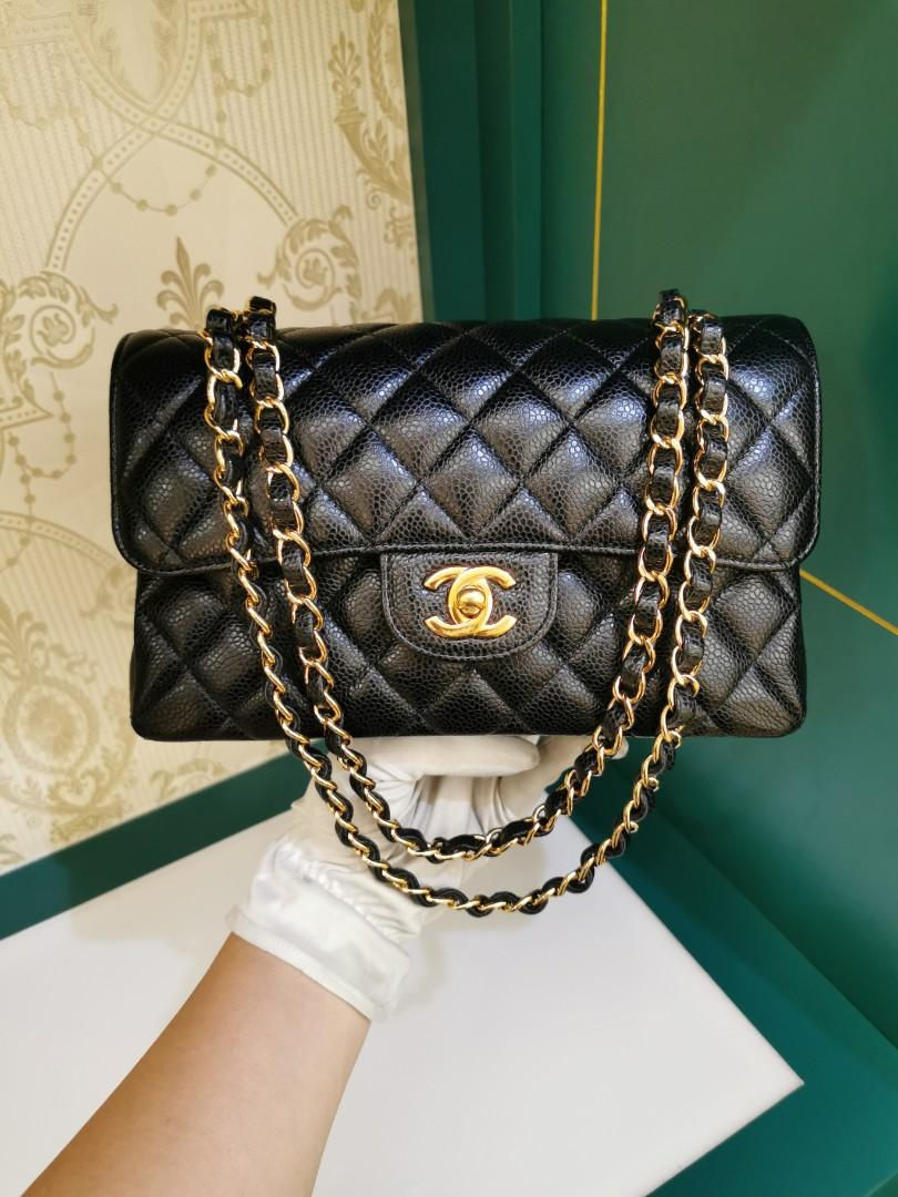 Thumbnail: #27 LNIB Chanel Classic Double Flap Small Black Caviar GHW