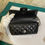Thumbnail: #31 LNIB Chanel 21K Classic Glasses Case with Chain Black Caviar