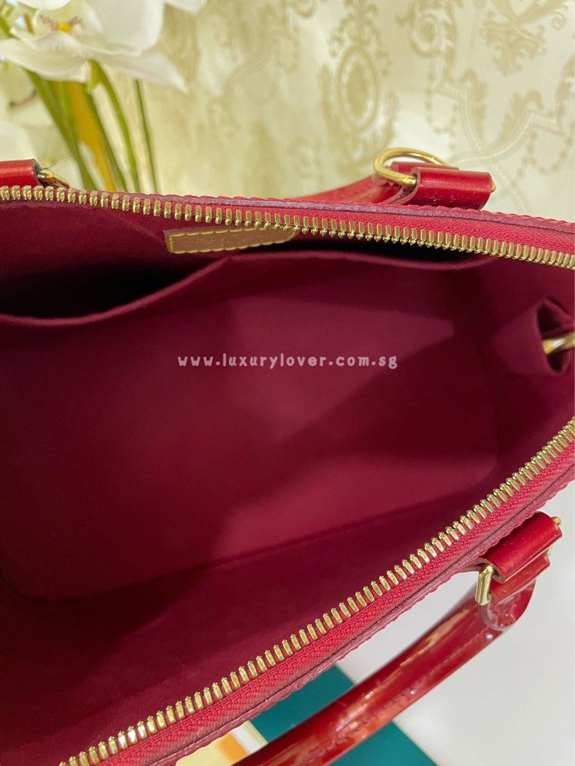 Thumbnail: LV Alma PM Red Vernice GHW