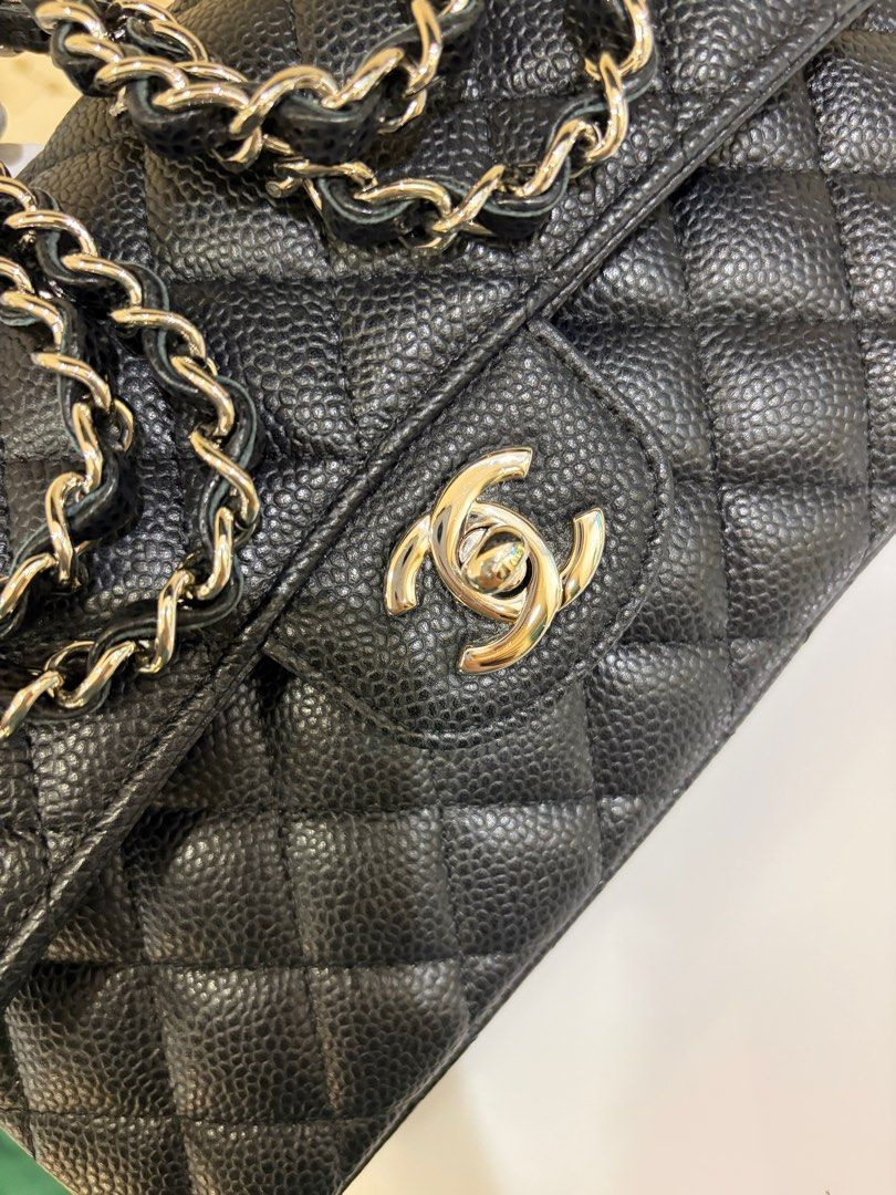 Thumbnail: Chanel Classic Double Flap Small Black Caviar SHW