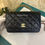 Thumbnail: BNIB Chanel 22S Wallet On Chain WOC Black Caviar AGHW