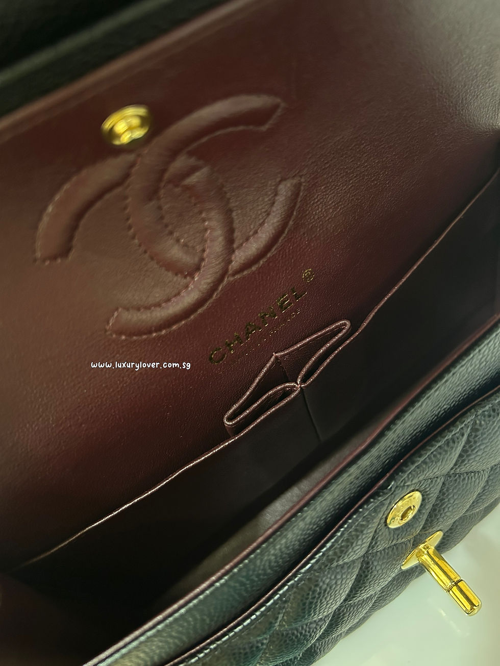 Thumbnail: #26 LNIB Chanel Classic Double Flap Small Black Caviar GHW