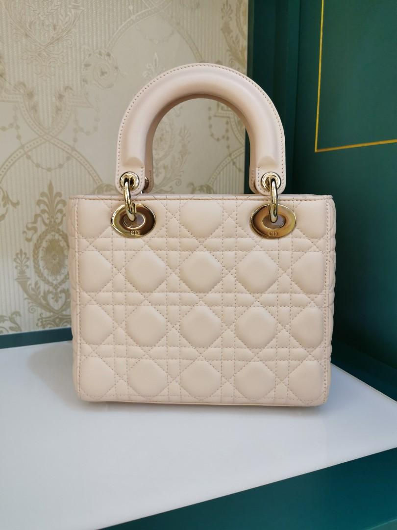 Thumbnail: Brand new Lady Dior Small My ABC Dior Powder Pink Lamb Light GHW