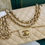 Thumbnail: #13 Like New Chanel Classic Double Flap Medium Beige Lamb GHW