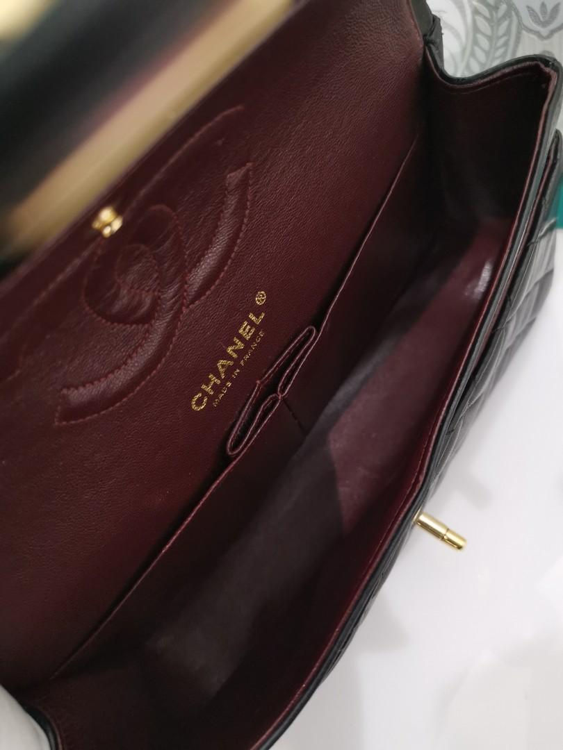 Thumbnail: #8 Chanel Medium Classic Double Flap Black Lamb with 24K GHW