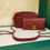 Thumbnail: #22 Like New Chanel Camera Case Burgundy Calf Aged GHW