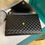 Thumbnail: LNIB YSL Envelope Flap Large Black Grained Calf GHW