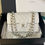 Thumbnail: BNIB Chanel 22B Classic Double Flap Small White Caviar LGH