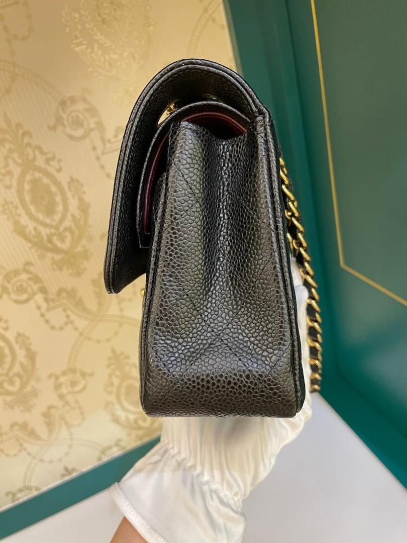 Thumbnail: #28 BNIB Chanel Classic Double Flap Small Black Caviar GHW