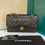 Thumbnail: #14 Like New Chanel Classic Flap Medium Black Lamb GHW