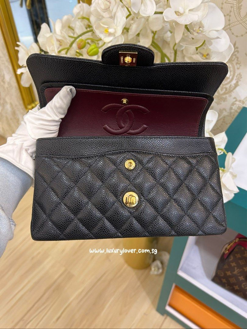 Thumbnail: #30 LNIB Chanel Classic Flap Small Black Caviar GHW