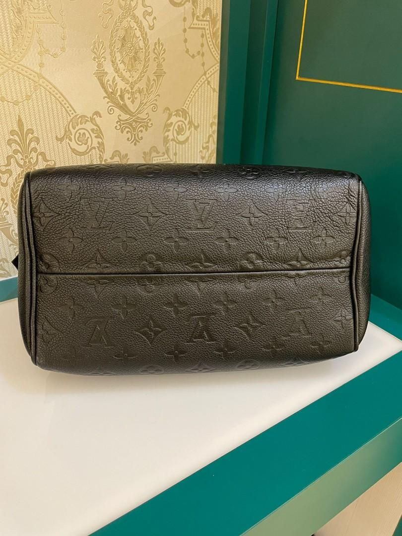 Thumbnail: LV Speedy 25 Bandouliere Black Emp GHW