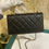 Thumbnail: LNIB Chanel 22B Phone Holder with Chain Top Handle Black Lamb