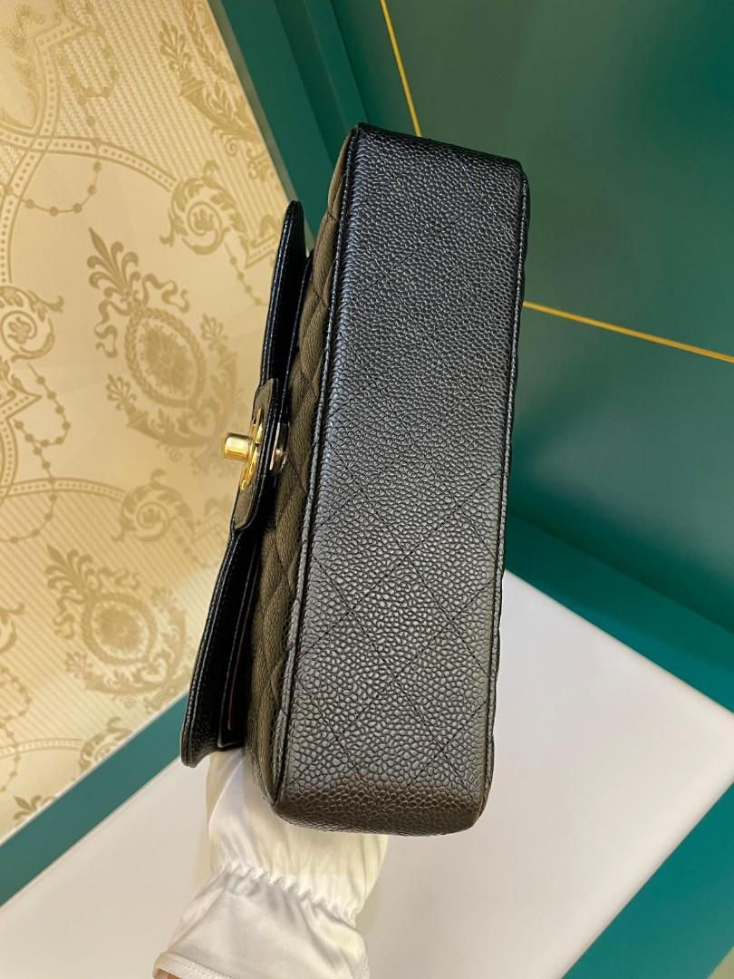 Thumbnail: #28 BNIB Chanel Classic Double Flap Small Black Caviar GHW