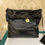 Thumbnail: BNIB Chanel 22 Bag Medium Black Shiny Calf GHW