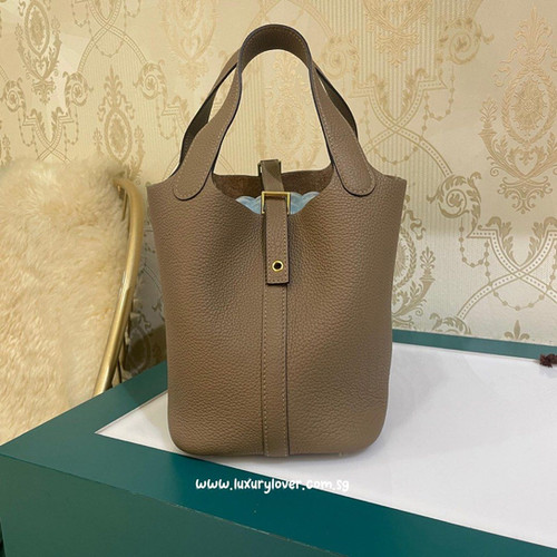 Handbag Picotin Alezan LNIB Hermes Picotin 18 Alezan/Biscuit