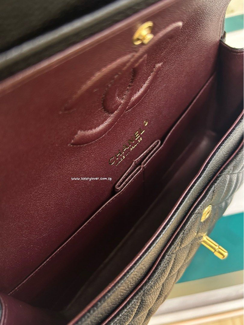 Thumbnail: #27 LNIB Chanel Medium Classic Double Flap Black Caviar GHW
