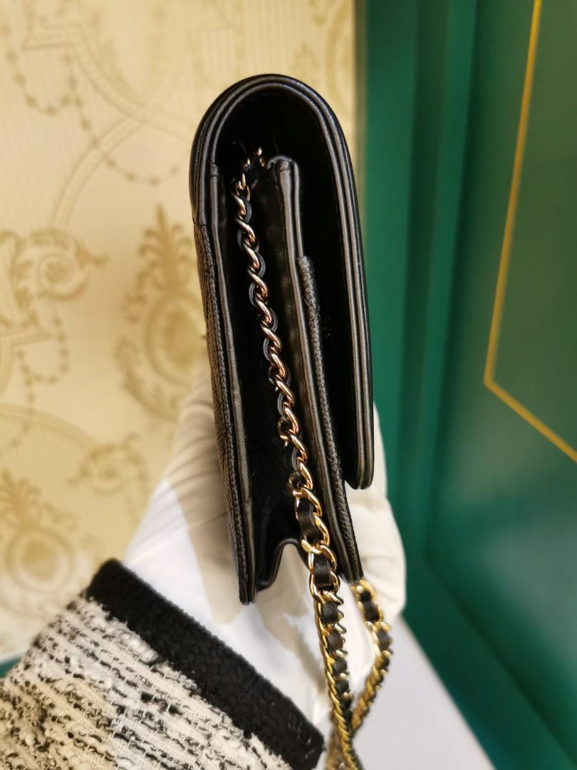 Thumbnail: #29 Like New Chanel WOC Black Caviar GHW