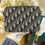 Thumbnail: LNIB Dior Zipped Pouch with Strap Beige And Black Oblique Jacquard (Cash S$1,680
