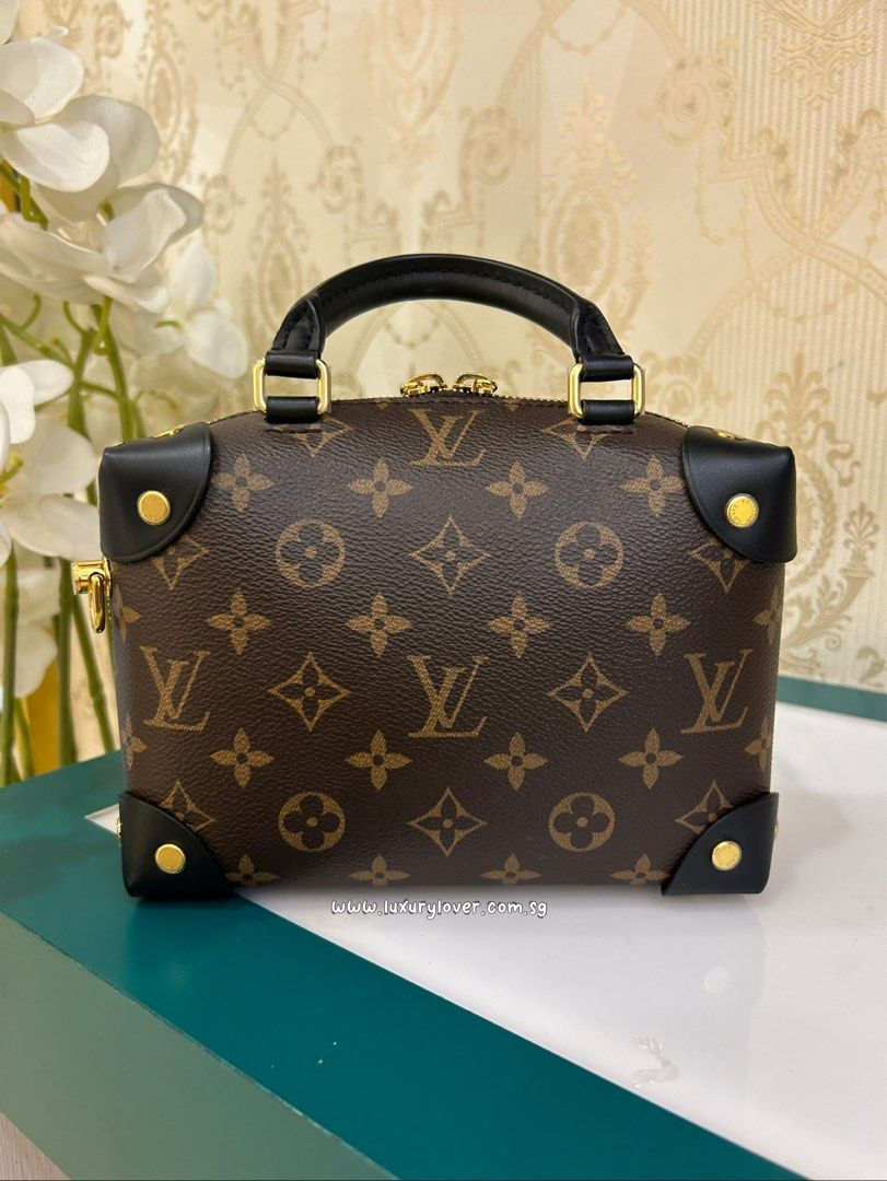 Thumbnail: BNIB LV Louis Vuitton Petite Malle Souple Monogram Canvas 