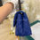 Thumbnail: #29 LNIB Chanel Coco Handle Mini/Small Dark Blue Embossed Lizard (Cash S$5,990)