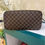 Thumbnail: Brand New LV Louis Vuitton Neverfull MM Damier Ebene Rose 