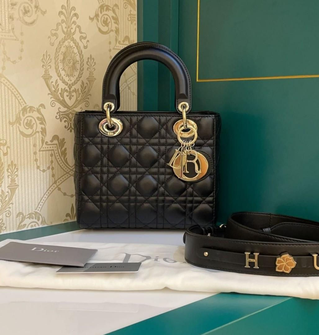 Like New Lady Dior My ABCDior Black Lamb GHW