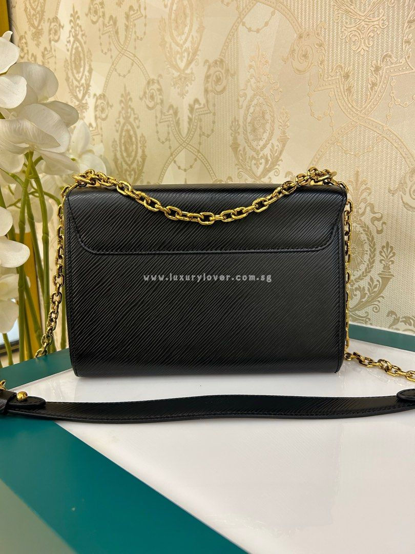 Thumbnail: BNIB LV Twist MM Black EPI GHW