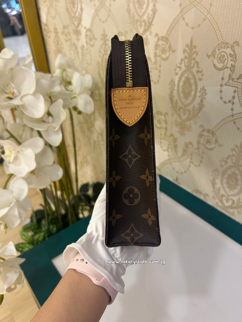 Thumbnail: LNIB Louis Vuitton LV Poche Toilette Toiletry Pouch Monogram Canvas