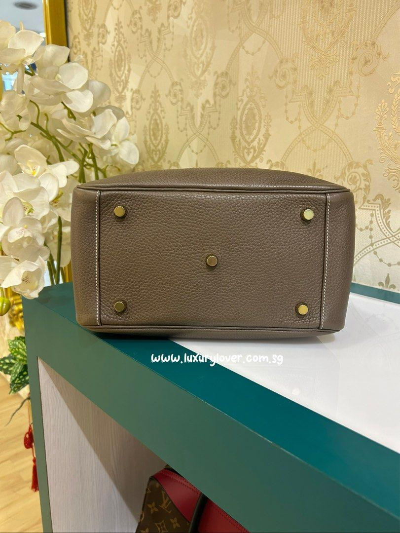 Thumbnail: Hermes Lindy 26 Etoupe Clemence GHW