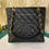 Thumbnail: #12 Like New Chanel PST Shopping Tote Black Caviar GHW