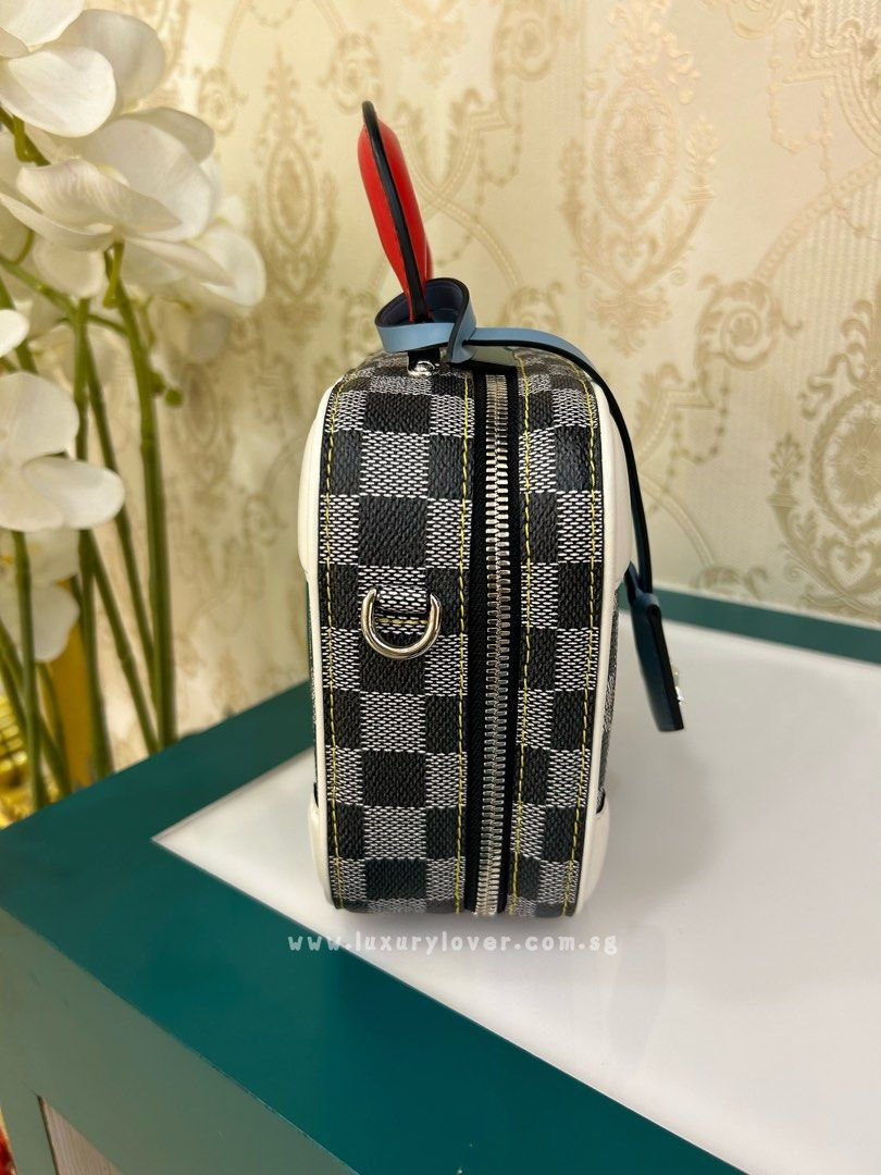 Thumbnail: Brand New LV Louis Vuitton Mini Luggage BB Damier Black/White SHW