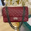 Thumbnail: #16 Like new Chanel 2.55 Reissue 225 Maroon Red Distressed Calf RHW