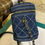 Thumbnail: #29 Like New Chanel Vanity Case Blue Denim GHW(Cash S$2,990)
