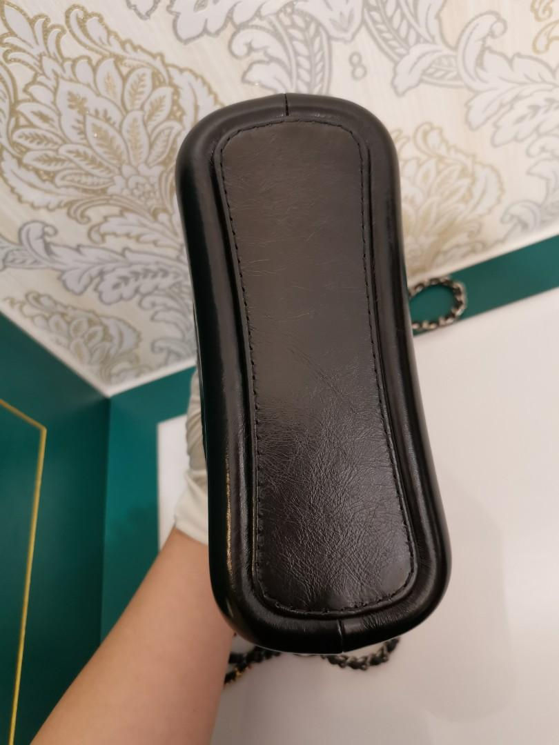 Thumbnail: #25 LNIB Chanel Gabrielle Small Black Distressed Calf with 3HW