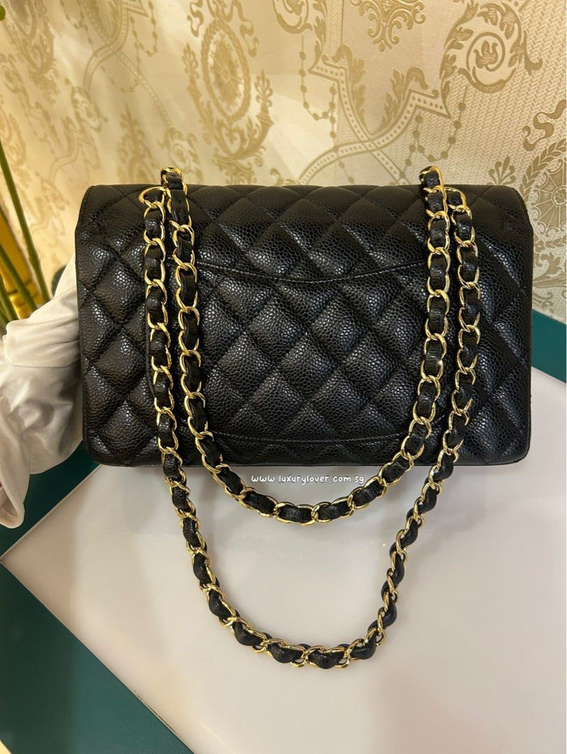 Thumbnail: #31 LNIB Chanel Classic Double Flap Small Black Caviar GHW