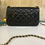 Thumbnail: BNIB Chanel 24K Mini Rectangular Flap Pearl Crush Black Lamb GHW