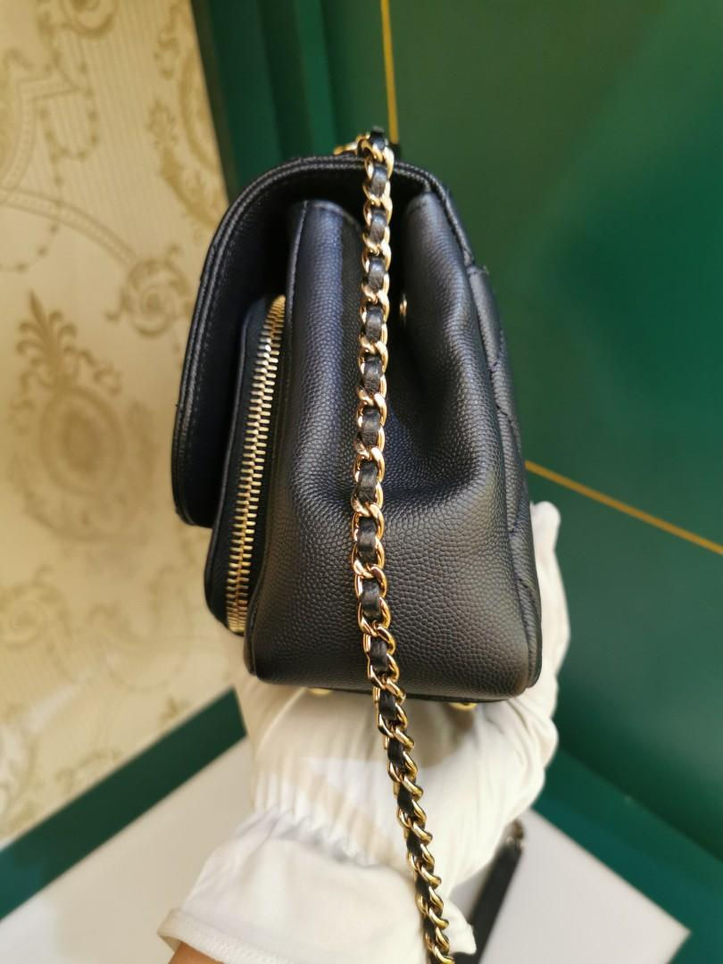 Thumbnail: #28 LNIB Business Affinity Small Navy Caviar GHW