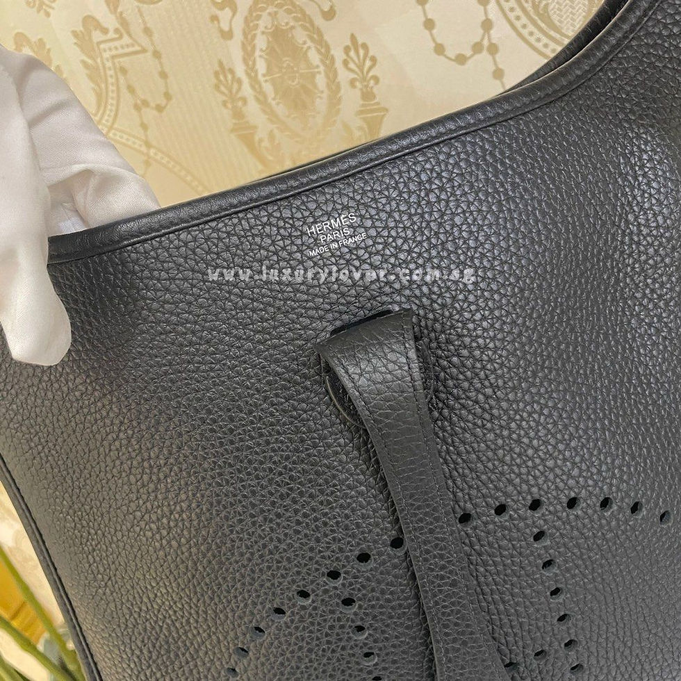 Thumbnail: LNIB Hermes Evelyne III 29 Black Clemence PHW
