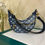 Thumbnail: Brand New LV Louis Vuitton Loop Bag Navy Blue Denim Jacquard GHW