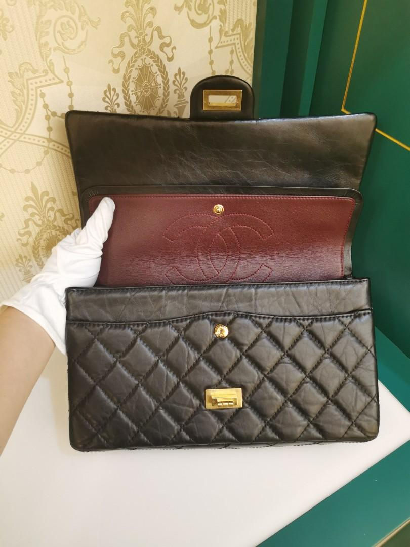 Thumbnail: #18 LNIB Chanel 2.55 Reissue 226 Black Distressed Calf GHW