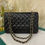 Thumbnail: #19 Chanel Classic Double Flap Medium Black Caviar GHW