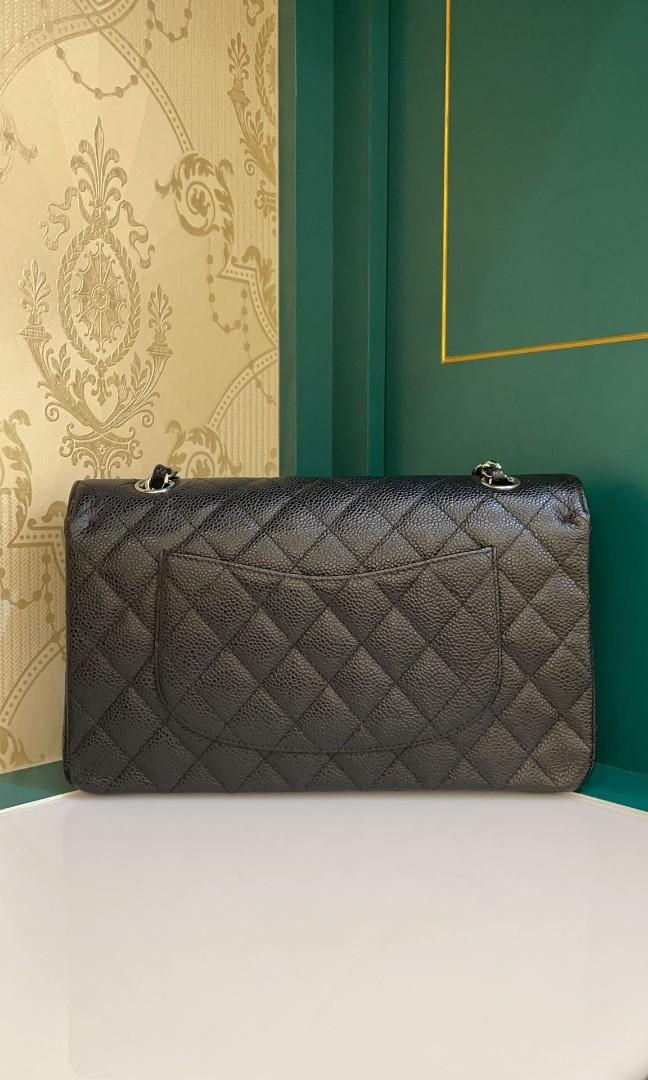 Thumbnail: #16 LNIB Chanel Classic Double Flap Medium Black Caviar SHW