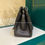 Thumbnail: #18 Chanel Zipped Shopping Tote Deep Silver Caviar RHW 
