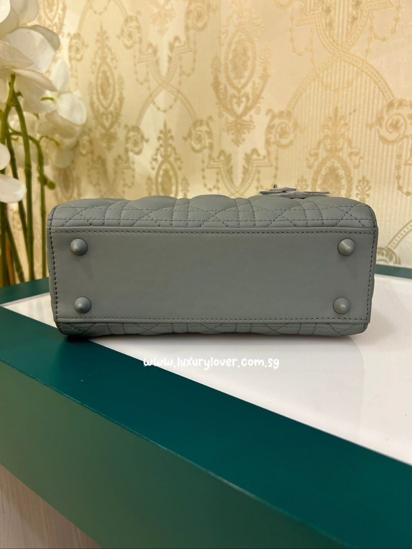 Thumbnail: Lady Dior Small My ABCDior Ultra Matte Grey(Cash S$5,500)
