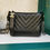Thumbnail: #26 LNIB Chanel Gabrielle Hobo Small Chevron Black Calf 3HW
