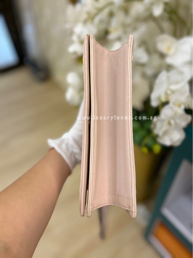 Thumbnail: Like New Dior Diorama Flap Medium Pink Grained Calf SHW